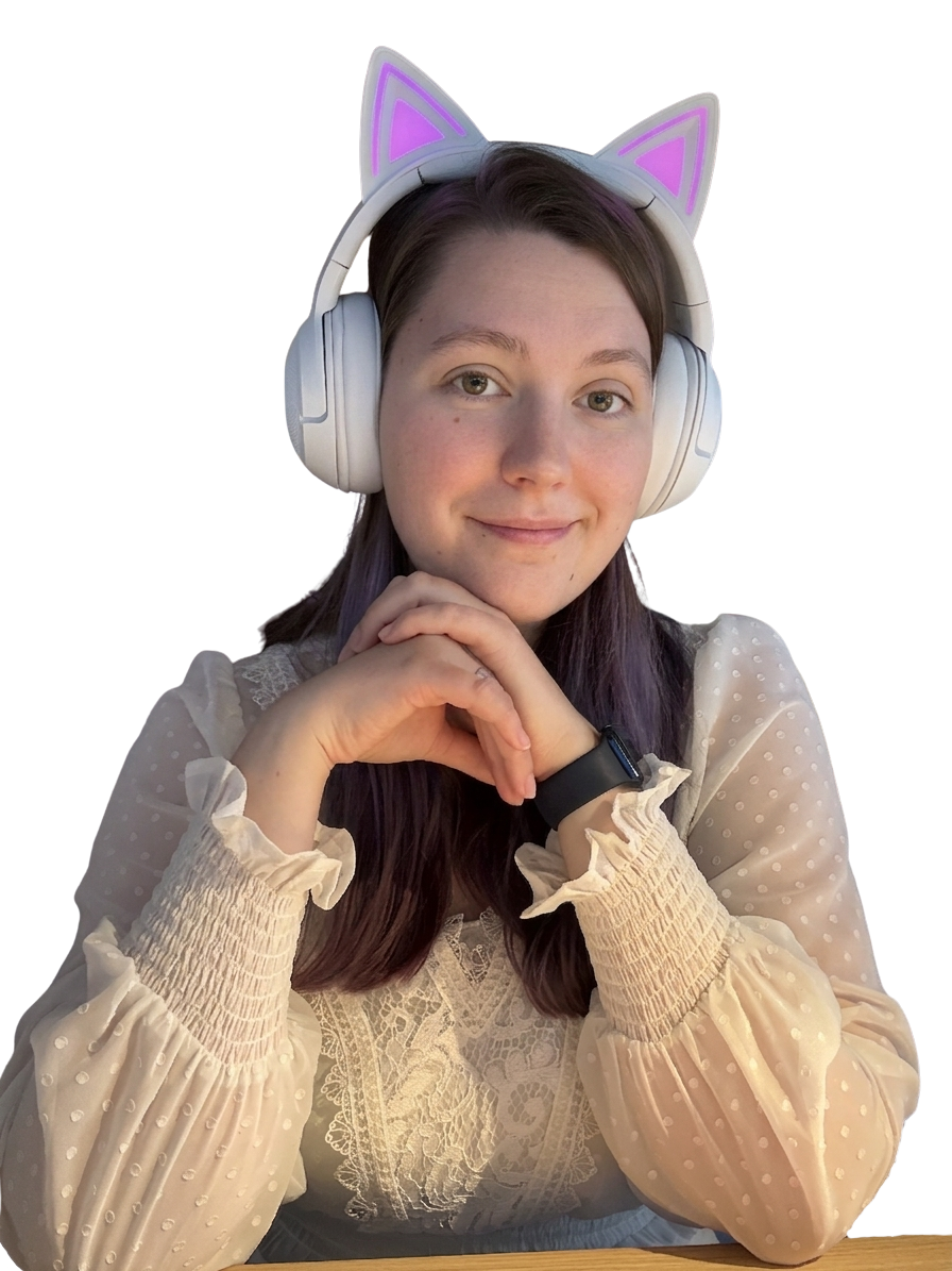 Nicole Ebert mit Headset – persönliche Beratung für Coaches